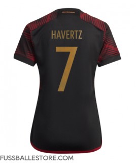 Günstige Deutschland Kai Havertz #7 Auswärtstrikot Damen WM 2022 Kurzarm